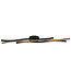 Searchlight Moderne LED-Deckenleuchte Bloom - Schwarz/Holz