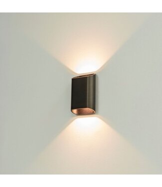Artdelight Wandleuchte Diaz S - Dunkel Antikbronze