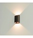Artdelight Moderne LED Wandleuchte Diaz S - Dunkel Antikbronze