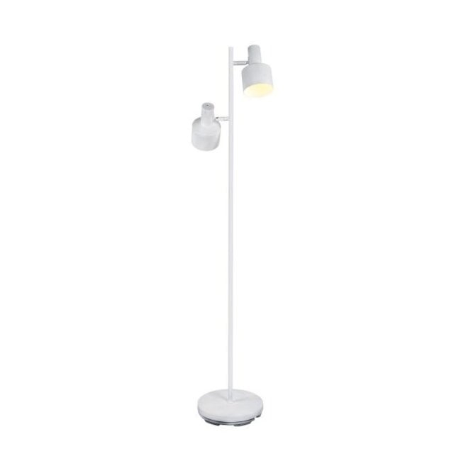 Weiße Stehlampen für ruhige Räume