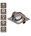 Artdelight quadratischer GU10-Einbaustrahler Alice - Champagner