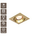 Artdelight quadratischer GU10-Einbaustrahler Alice - Gold