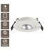Artdelight runder LED-Einbaustrahler Dublin - Weiß