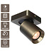 Artdelight Industrieller Deckenstrahler Megano 1L - Antikbronze