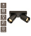 Artdelight Industrieller Deckenstrahler Megano 2L - Gun Metal
