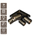 Artdelight Industrieller Deckenstrahler Megano 4L - Antikbronze