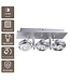 Artdelight Moderner Deckenstrahler Meist 3L - Aluminium