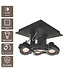 Artdelight Moderner Deckenstrahler Meist 4L - Schwarz