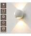 Artdelight Runde LED Wandleuchte Denver - Weiß