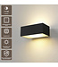 Artdelight Moderne LED-Wandleuchte Eindhoven 100 - Schwarz