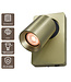 Artdelight Moderner GU10-Wandspot Megano - Gold