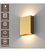 Artdelight Design LED-Wandleuchte Memphis - Warmgold