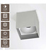 Artdelight Industrielle LED-Deckenleuchte Brock - Aluminium/Silber