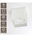 Artdelight Industrielle LED-Deckenleuchte Brock - Weiß