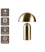 Artdelight Design-Tischleuchte Best 25 - Mattgold