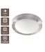 Artdelight Moderne LED-Deckenleuchte Yuca I - Mat Stahl