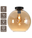 Artdelight Glas-Deckenleuchte Marino 30 cm - Bernstein