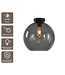 Artdelight Glas-Deckenleuchte Marino 30 cm - Rauchgrau