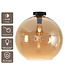 Artdelight Glas-Deckenleuchte Marino 40 cm - Bernstein