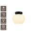 Artdelight Elegante Glas-Deckenleuchte Windsor 18,5 cm - Weiß