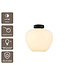 Artdelight Elegante Glas-Deckenleuchte Windsor 29 cm - Weiß