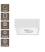 Artdelight Industrieller LED-Deckenstrahler Brooklyn 1L Dim to Warm - Weiß