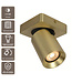 Artdelight Industrieller Deckenstrahler Megano 1L - Gold