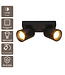 Artdelight Industrieller Deckenstrahler Megano 2L - Schwarz