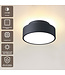 Artdelight Stilvolle LED-Deckenleuchte Chicago 150 - Schwarz