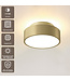Artdelight Stilvolle LED-Deckenleuchte Chicago 150 - Warmgold