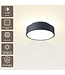 Artdelight Stilvolle LED-Deckenleuchte Chicago 250 - Schwarz