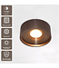 Artdelight Moderne LED-Deckenleuchte Orlando - Dunkelbronze