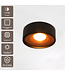 Artdelight Moderne LED-Deckenleuchte Orlando - Schwarz/Kupfer