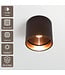 Artdelight Moderne LED-Deckenleuchte Orleans - Dunkelbronze