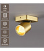 Artdelight Moderner 1-flammiger LED-Deckenstrahler Laguna - Gold