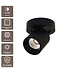 Artdelight Moderner 1-flammiger LED-Deckenstrahler Laguna - Schwarz