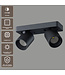 Artdelight Moderner 2-flammiger LED-Deckenstrahler Laguna - Schwarz