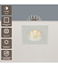 Artdelight quadratischer LED-Einbaustrahler Venice DL 2508 - Weiß