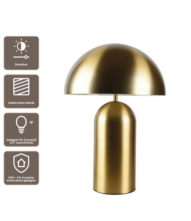 Artdelight Design-Tischleuchte Best 35 - Gold