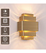 Artdelight Design-Wandleuchte Layers - Bronze