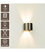 Artdelight Industrielle G9-Wandleuchte Gyro - Gunmetal
