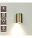 Artdelight Industrielle GU10 Wandleuchte Roulo 1 - Antikbronze