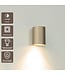 Artdelight Industrielle GU10 Wandleuchte Roulo 1 - Champagner