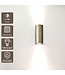 Artdelight Industrielle GU10 Wandleuchte Roulo 2 - Antikbronze