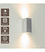 Artdelight Industrielle GU10-Wandleuchte Dante 2 - Aluminium