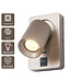 Artdelight Moderner GU10-Wandspot Megano USB - Champagner