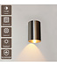 Artdelight Runde LED Wandleuchte Brody 1 - Aluminium