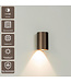 Artdelight Runde LED Wandleuchte Brody 1 - Dunkelbronze