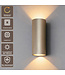 Artdelight Runde LED Wandleuchte Brody 2 - Champagner - Dim-to-Warm