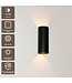 Artdelight Runde LED Wandleuchte Brody 2 - Schwarz
